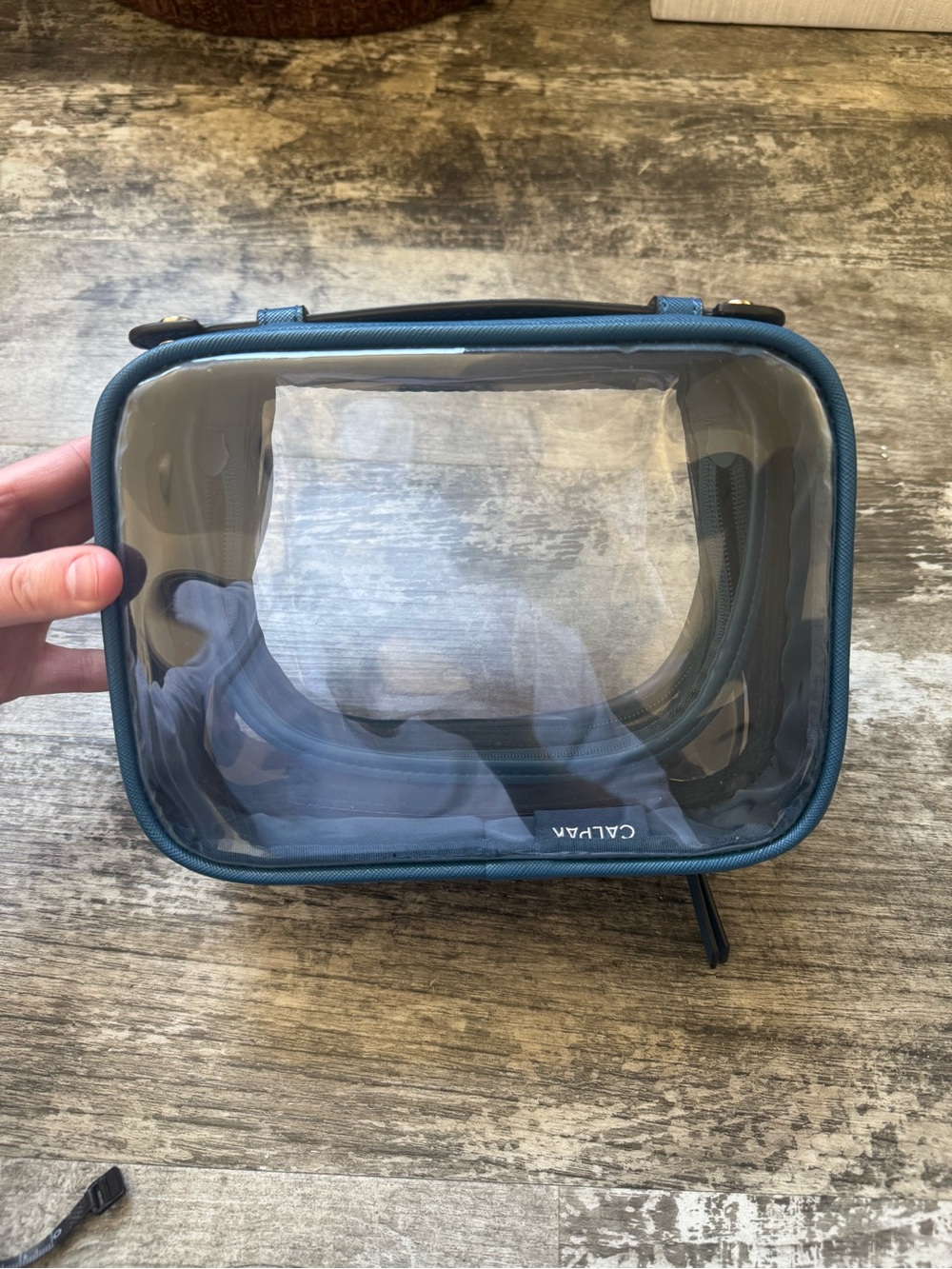 Calpak Small Clear Cosmetics Case